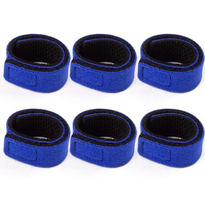 Fishing Rod Holder Strap Elastic Fishing Rod Fixing Band, Small Size Stretchable Bands, Convenient Tie Straps for Sea Pole, Hand Pole, and Throwing - color: Blue