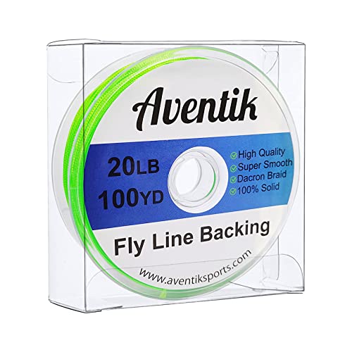 Aventik Dacron Braided Fly Line Backing 100Y/200Y 20LB/30LB - color: Green, size: 20LB,100YARD