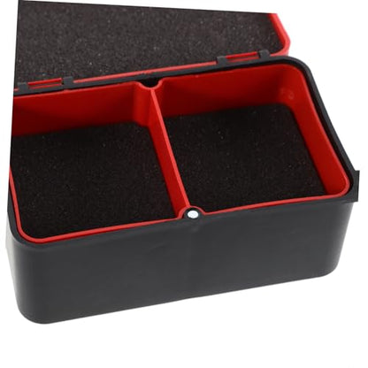 2pcs Double Layer Worm Bait Holder with Handle Leakproof Plastic Bait Storage Box for Freshwater Fishing Breathable Insulated Containers
