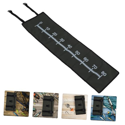 VANZACK Portable Fish Measuring Mat Waterproof PVC Fish Measure Board Accurate Size Ruler Lightweight and Foldable Fishing Accessory for Anglers and Fishermen
