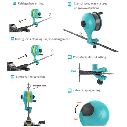 Reel Spooling Station System Spooling Tool Line Spooler Winder Machine