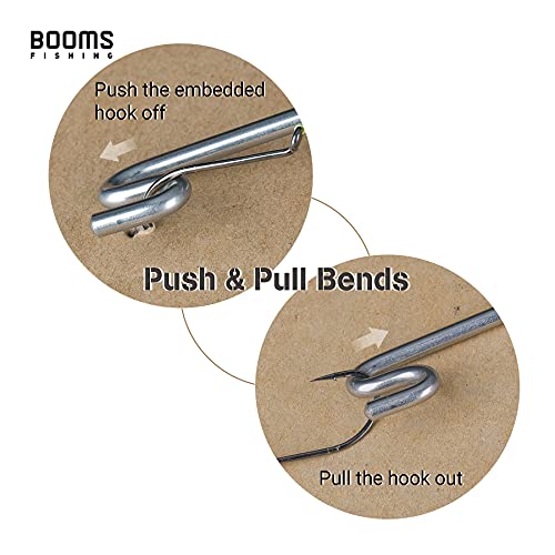 Booms Fishing R08 Fishing Hook Remover Tools Saltwater Dehooker Shark Hook Remover 10 inches - color: Black
