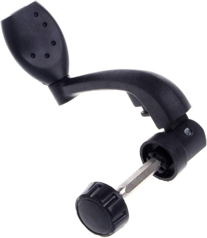 Fishing Spinning Reel Handle Grip Replacement, Plastic Fishing Reel Power Handle Crank Arm Spinning Reel Folding Rotary Knob Repair Parts Black 1 Pcs