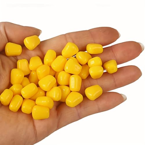 50Pcs Lure Bait Resembling Sinking Corn Kernels, Soft Fishing Bait Tackle
