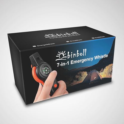 Emergency Survival Function Whistle, Outdoor Multifunctional Tool Safety Whistle with Lanyard, Ideal for Kayaking, Boating, Hiking, Camping, Climbing, Hunting,Rescue Signaling - color: grey1