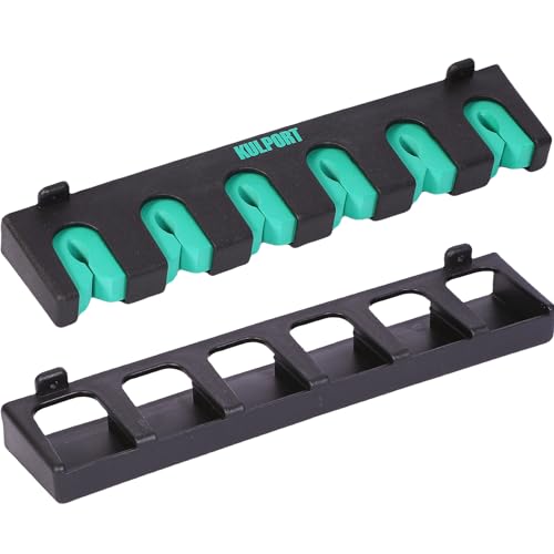 Fishing Rod Rack Holders Wall-Mounted Fishing Pole Holder & Rack, Fishing Pole Holders for Garage & Boat 6-Rod Storage Racks(Vertical Green, 1 Pair) - color: Vertical Green, 1 Pair