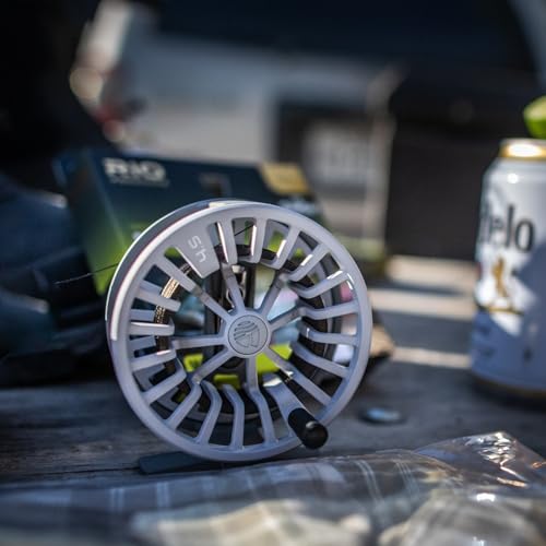 Redington Zero Fly Fishing Reel – Ultralight Trout Reel with Clicker Drag System, Large Arbor, Quick-Change Spool & Twin-Molded Handle – Durable Die-Cast Construction - color: Wolf Grey, size: 2/3