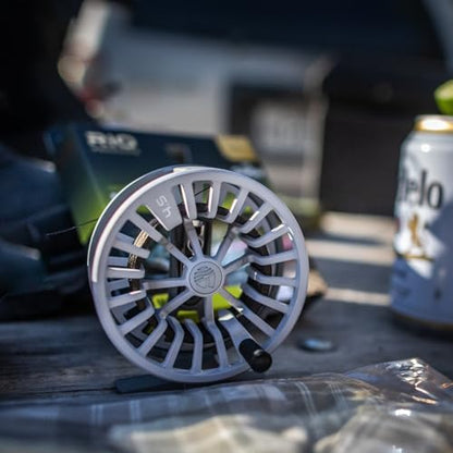Redington Zero Fly Fishing Reel – Ultralight Trout Reel with Clicker Drag System, Large Arbor, Quick-Change Spool & Twin-Molded Handle – Durable Die-Cast Construction - color: Burgundy, size: 2/3