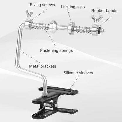 Fishing Line Spooler, Portable Fishing Reel Spooler Adjustable Tangle-Free Line Winder Spooling Station for Spinning & Baitcasting Reels