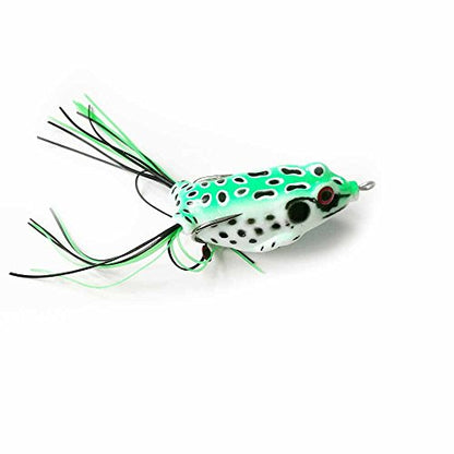 5pcs Frog Lure Ray Frog Topwater Fishing Crankbait Lures/Artificial Soft Bait 5.5CM 8G Soft Tube Bait,Especially for Bass Snakehead,Freshwater Soft Bai Musky Tackle Box Spitted weedless bas