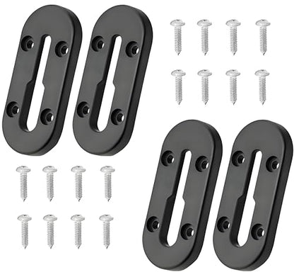Kayak Track Kayak Low Profile Track,Kayak Rail,Kayak Accessories Mount Track,Kayak Gear Track for Fishing Rod Holder,Kayak Rail Track for Paddle Holders Fish Finder,Cup Holder,Anchor Cleats - size: 4inch4pcs