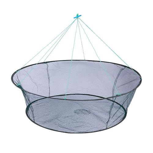 Foldable Fishing Net, Landing Fishing Pier Nets,Drop Net for Pier,Portable Fishing Net Landing Net Kit with Poly Rope,Portable Bridge Fishing Net for Minnows, Crawfish, Shrimp (100 * 80cm) - color: 100*80cm