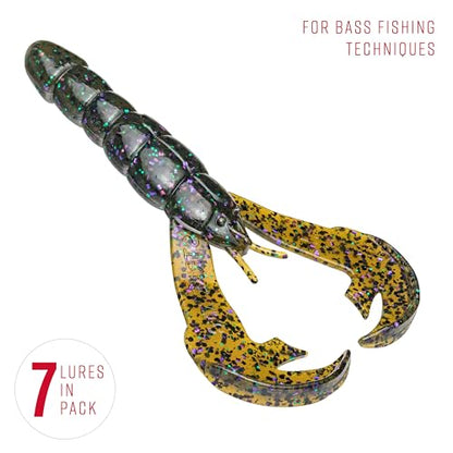 Strike King Rage Tail Craw - color: Candy Craw, size: 4 inch