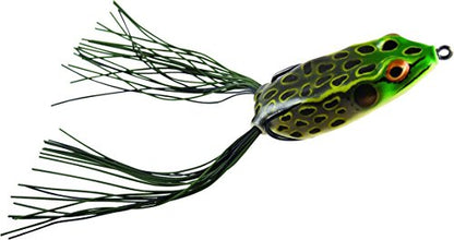 Booyah Pad Crasher Topwater Bass Fishing Hollow Body Frog Lure with Weedless Hooks - color: Bullfrog