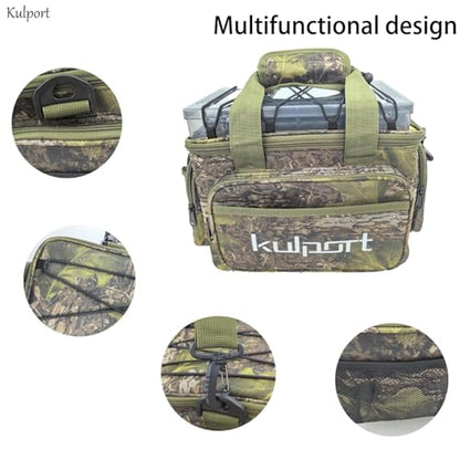 Fishing Tackle Bag with One 3600 Tackle Box for Freshwater Fishing or Saltwater Fishing Non-Slip Shoulder Strap & Suitable for 3700/3600/3500 Tackle Box - color: Tackle Bag with One 3600 Box