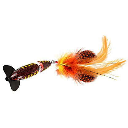 Arbogast Jointed Jitterbug 2.0 Topwater Bass Fishing Lure, 2 1/2 Inch, 3/8 Ounce - color: Coach Dog