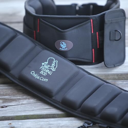 Wade Fishing Belt - Wading Belt Fishing Belt - Whitley Back-Pro - Wade Belt Pouch - Rod Holder Options Available