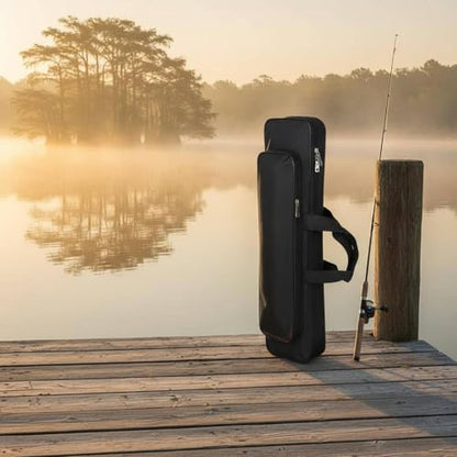 Short Fishing Rod Bag Waterproof Fishing Pole Bag, 60CM | Outdoor Fishing Gear; Large Capacity Storage; Portable Fishing Bag; Ideal for Fishing, Camping, Boating, Travel