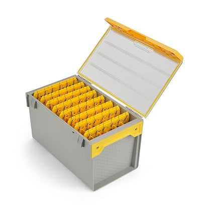 Plano EDGE Deep Hang Box, Stores 48 Crankbaits, with Rust-Preventive Rustricor, Dri-Loc Watertight Seal, WaterWick, DuraView Transparent Lid, Stackable Storage for Fishing Organization - style: Deep Hang