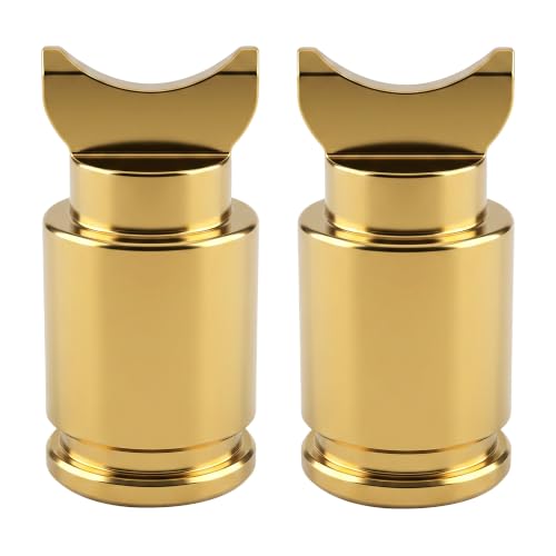 Titanium Coated Stainless Steel Line Guide Pawl for Daiwa Tatula Alphas, Shimano SLX Curado, Abu Garcia Ambassadeur Revo Max Series, Lew's Baitcasting Reels (Confirm Factory Pawl Size) - size: 9.65 x 4.65 mm (2 Pcs)