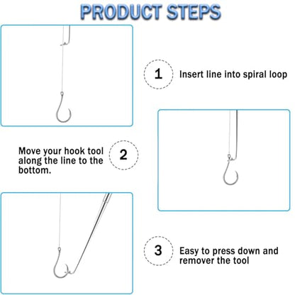 Fish Hook Remover Tool, Fishing Hook Quick Removal Device, Fishing Gear and Accessories Security Extractor Equipment Kits for Adult, Hook Extractor Tools with Storage Tube