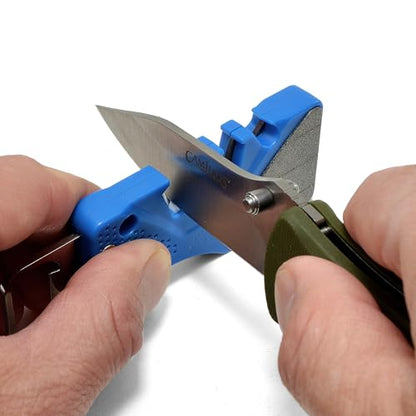 DMT Pocket Sharp Multitool Pocket Knife Sharpener with Diamond Sharpening Stone, Serrated Knife Sharpening Rod, Coarse & Fine V-Notches & Bottle Opener and Hook Sharpener, 3.88"L x 1.38"W x 0.38"H
