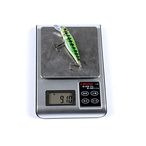 Minnow Fishing Lures Crankbaits Set Fishing Hard Baits Life-Like Swimbait Hard Fishing Topwater Lure Bass Bait for Trout Bass Perch Fishing - color: 6PCS