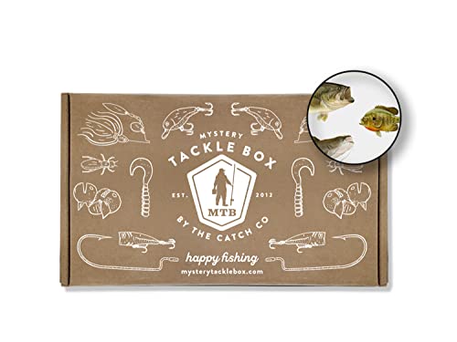 Catch Co Mystery Tackle Box Freshwater Catch All Fishing Kit | Bass | Trout | Crappie | Bluegill | Perch | Sunfish | Catfish | - style: Regular