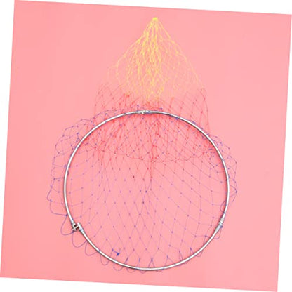 GALPADA Fishing Accessories Steel Fishing Net Castnet for Soft Mesh Net for Catching Fish and Shrimp
