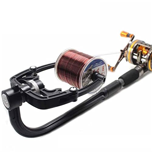 Electric Wire Stripper Machine, Fishing Line Winder Spooler Machine Spinning Reel Spooling Station System Multifunction Portable Manual Winding Coil Cable Tools for Leftover Cable Recycling