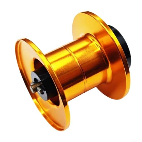 Baitcasting Reel Spool Replacement for Daiwa SV TW Ryoga, Deep Long Cast Aluminum Spool, Lightweight 8g Fishing Spool with Bearing - color: gold, size: semi-ceramic