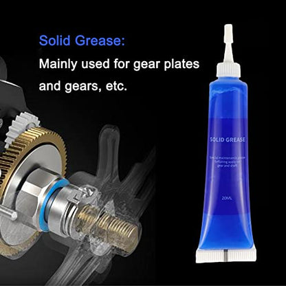 EDSRDUS Reel Care Combo Fishing Reel Oil & Grease Kit for Fishing Reel Maintenance, Spinning Reel & Bearing Maintenance Oil, Set for All Types of Fishing Reels 0.64OZ (20ml) x2 Pack