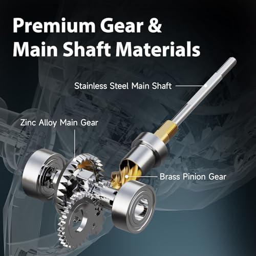 Handing M1 Spinning Reel Freshwater Fishing Reel, 9+1 Ball Bearings for Smooth Performance, Up to 26.5 lbs Max Drag Power, CNC Aluminum Spool, 500 Size for Light Fishing, 2000 for Versatile Freshwater - size: Size 3000