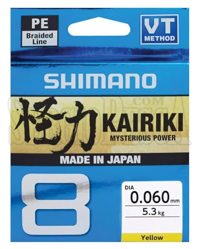 Shimano Kairiki 8, 300 Meter, Multi-Colour, Braided Fishing Line 59WPLA68R2 - size: 0.23mm / 22.5kg, 300m