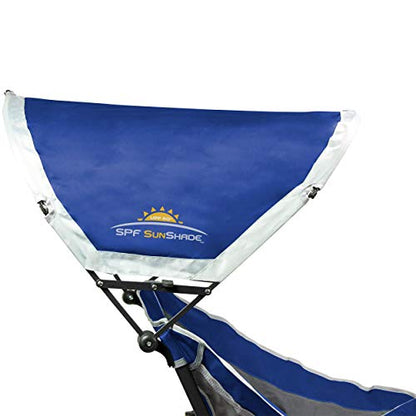 GCI Outdoor Pod Rocker Outdoor Rocking Chair with SunShade Canopy - color: Royal Blue, style: Sunshade Rocker