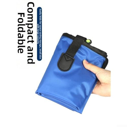Fishing Tackle Bag Foldable Fishing Tackle Bag with Waterproof Oxford Construction for Fish Storage and Fishing Tackle Protection (M-Black) - size: M-black