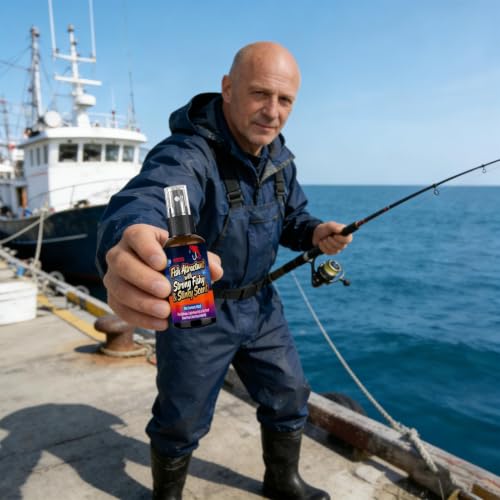 Fish Scent Attractant 60ml Additive Enhancer Liquid with Fishy Stinky Scent | Bass Attractant for Reservoirs Lakes Rivers Sports Outdoors Trout Cod Carp Bass