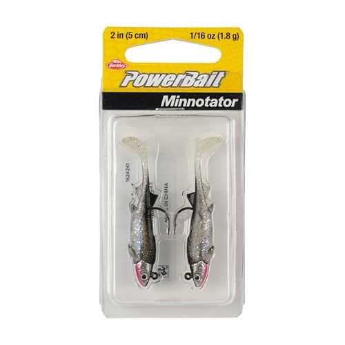 Berkley PowerBait Minnotator Fishing Soft Bait - color: Silver Smelt, size: 2 in - 1/16 oz