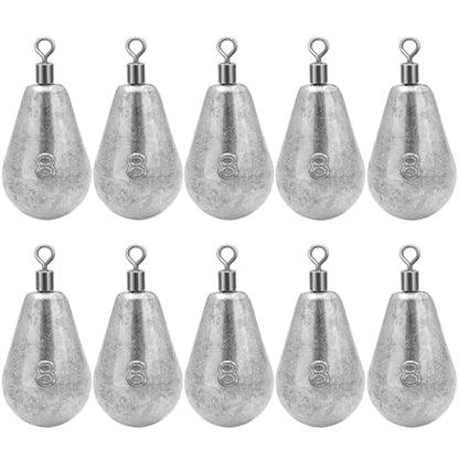 Long Casting Swivel Bell Sinkers Fishing Weights Drop Shot Weights with Swivels Fishing Lead Sinker 1/2oz 3/4oz 1oz 2oz 3oz - size: 1oz-10pcs