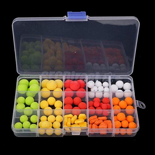 SaditY Pop up Boilies Carp Fishing Baits Fruit Flavours Floating Beads Eco-friendly Soluble in Water 10mm/12mm/14mm - (Color: Package 1), style