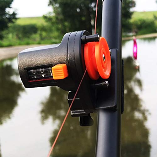 Joyzan Fishing Line Counter, 999m Depth Finder Spooler Electronic Digital | Length Display Portable Fish Finderdepth Gauge Tackle Tool Accurate Manual Meter Gear Winder Spooling Trolling Jigging