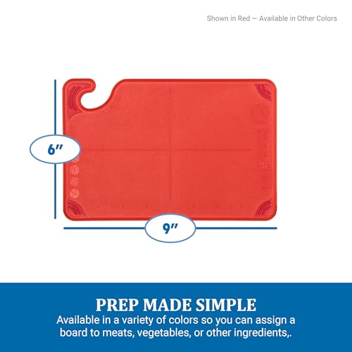 San Jamar Cutting Board,6x9 in,White CBG6938WH - 1 Each - color: White