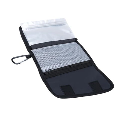 RiToEasysports Fishing Lure Storage Bag, with 6 Detachable Lure Bags, Rainproof Tackle Wallet for Soft Baits, Lures, Rigs, Jigs (Green) - color: Green