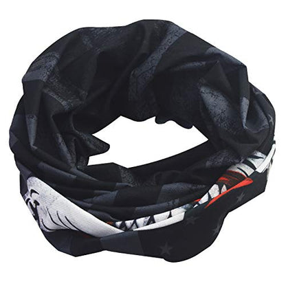 Obacle Bandana Face Mask Neck Gaiter Tube Mask Men Women for Sun Dust Protection - color: Clown Red Nose 9 Thorns