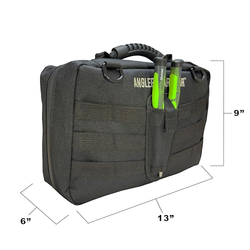 Angler Armour Bait Binder Fishing Tackle Bag, Soft Side Tackle Organizer, Sling Tackle Storage, Bait Storage, Bait Utility Bag, Artificial Lure Storage, Bait Organizer Bag, Saltwater Freshwater Bags
