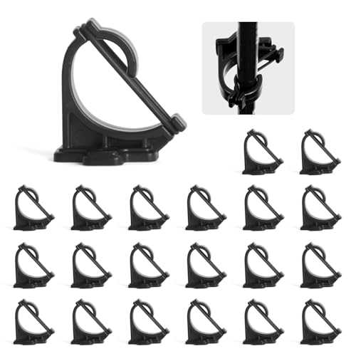 Fishing Rod Rack Clips/Making Kit, Customize Your Own Fishing Rod Holders for Garage, Also for Billiards Pool Cue Rack - style: Clips Only