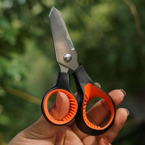 Fishing Line Scissors Braided Line Cutters Heavy Duty Non Slip Serrated Edge Scissors Saltwater Freshwater Braid Scissors (02) - color: 02