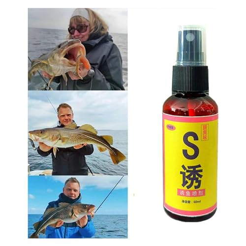 Fish Attractant Spray - Freshwater Bass Lures, Easy-to-Use Liquid Attractant | Fish Scent Enhancer, Crappie Fish Attractant, Long-Lasting Fish Attractant, Fishing Bait Spray for Carp Crucian Carp
