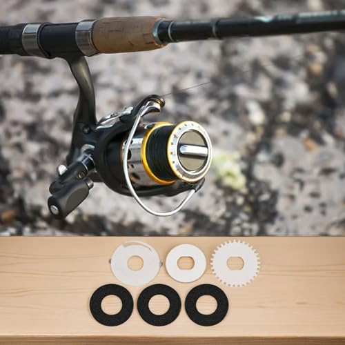 Drag Clicker Kit For Daiwa For Steez Right Hand Baitcasting Reel Carbon Fiber Stainless Steel Washers Set Sprocket Drag Clicker Metal Washers 25Mm 20Mm 27.2mm 21.1mm Fishing Tackle Repair