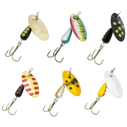 Panther Martin Fishing Lures 6-Pack All Time Greatest Fish Catcher World Famous Spinning Lures in Value Kit Spinners for Trout, Salmon, Panfish, Bass, Crappie & Perch - style: Western Trout